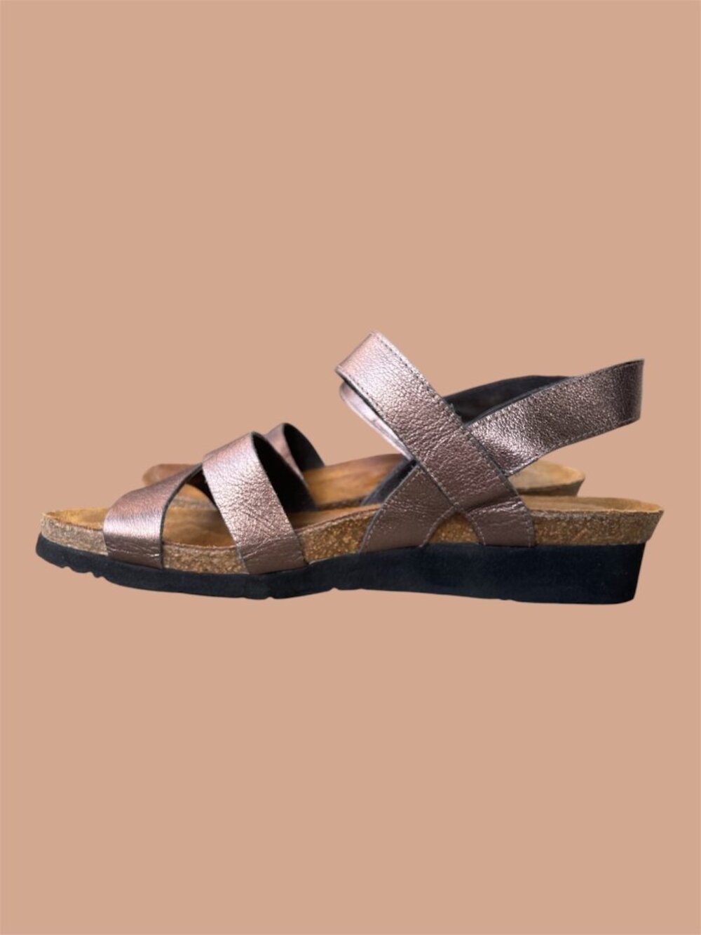 Naot Kayla Leather Wedge Sandals